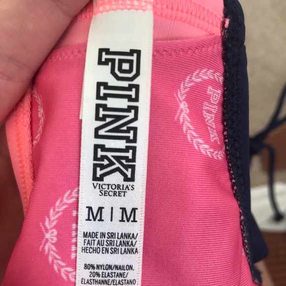 Navy Flounce Bikini Top - Picture 4 of 4